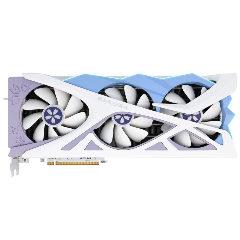 Yeston Sakura RX 9070 XT 16G GDDR6 VGA Kart - 256 Bit, PCIe 5.0