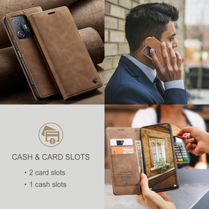 Étui portefeuille CaseMe avec support magnétique, style rétro, en cuir, pour <span class=keywords><strong>Xiaomi</strong></span> MI 11T/<span class=keywords><strong>11TPro</strong></span> - Product Image 4