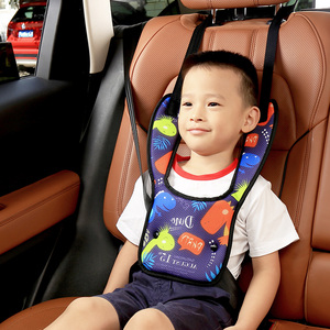 Baby-Sicherheitsgurt Kinder-Autositz-Gurtversteller Auto-Sicherheitsgurt-Abdeckung Kinderschutz für den Nacken Positionierer Atmungsaktiv - Product Image 2