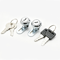 Utilisation de la serrure à languette tournante en alliage de Zinc pour serrure à came tubulaire de boîte à outils pour loquet de compression d'armoire