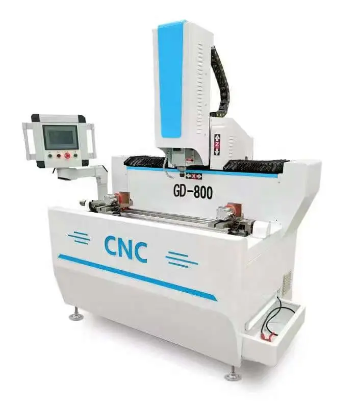 800mm 2500mm UP/VC alüminyum CNC delme freze makinesi CNC freze delme delikleri pencere kapı yapma makinesi fiyat