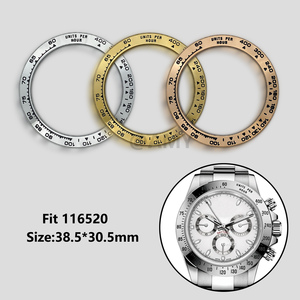 Bisel de Reloj de Acero Inoxidable RORA para <span class=keywords><strong>Daytona</strong></span> 116520, Piezas de Reloj, Accesorios de Repuesto para Reloj - Product Image 1