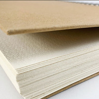 Bloc-notes A4 60 pages 160 g/m², reliure spirale, couverture rigide en kraft, carnet de croquis, livre de dessin pour adultes, fournitures de dessin artistique