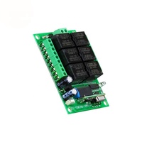 DC 12V 6 canaux 315 433MHz Module récepteur relais universel multifonctionnel RF commutateur de télécommande sans fil