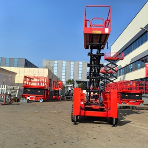 Plataforma Elevadora Hidráulica Articulada Autopropulsada de Tecnología Innovadora 2026, 12m de Altura de Trabajo, Alimentada por Batería para Trabajos de Construcción en Altura - Product Image 1
