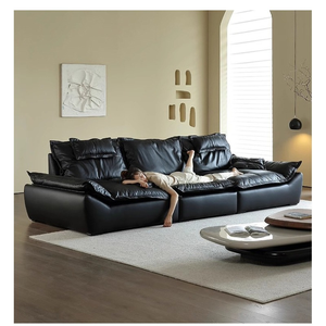 Divano Letto Matrimoniale Moderno di Lusso, Convertibile Minimalista Classico con Ampio Spazio e Cuscini per Soggiorno - Product Image 6