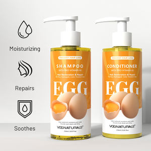 Set de Cuidado Capilar con Proteína de <span class=keywords><strong>Huevo</strong></span> <span class=keywords><strong>y</strong></span> Queratina Natural, Champú <span class=keywords><strong>y</strong></span> Acondicionador <span class=keywords><strong>para</strong></span> Fortalecer <span class=keywords><strong>y</strong></span> Alargar <span class=keywords><strong>el</strong></span> Cabello Dañado - Product Image 6