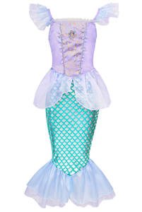 Robes de fête princesse petite sirène <span class=keywords><strong>Ariel</strong></span> pour filles, robes de Cosplay d'halloween pour enfants - Product Image 5