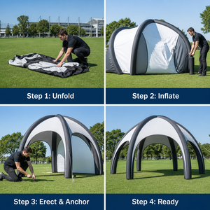 Carpa inflable de 4 patas para eventos al aire libre, promociones, impermeable, grande, portátil, tipo gazebo. - Product Image 6