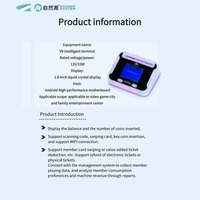 Terminal de lecture de cartes intelligent et compact avec Wi-Fi et écran LCD pour scanner les cartes d'identité des membres des parcs d'attractions et système de contrôle des factures
