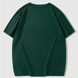 T-shirts pour hommes en coton 100% premium, à motif 3D en relief, surdimensionnés, pour homme, t-shirts graphiques unis, personnalisés, poids lourd - Product Image 3