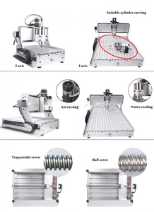 เครื่องกัด3020 1.5kwcnc สำหรับการตกแต่งอลูมิเนียมแกนหมุนเชย1-6มม. - Product Image 5