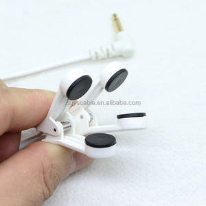 Chất lượng cao tùy chỉnh 2.5mm lưỡng cực Nam để kép ECG ekg Silicone Tai Clip Cáp - Product Image 2