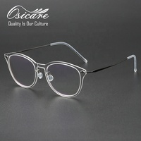 Osicare – Lunettes de lecture médicales de haute qualité en gros, montures en acétate et métal, montures de lunettes en titane pour hommes