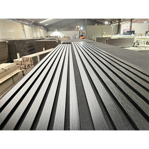 Pannelli acustici in fibra di poliestere griglia fonoassorbente bordo striscia di <span class=keywords><strong>legno</strong></span> per sala conferenze <span class=keywords><strong>parete</strong></span> di fondo - Product Image 4