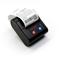 Printer Label termal genggam Mini 58mm, Printer Label termal portabel Bluetooth Android & Ios nirkabel, mengandung ponsel