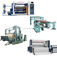 Machine de découpe de rouleaux de papier et de fendage de grumes robuste pour ligne de production de papier cartonné avec fonction de comptage par mètre