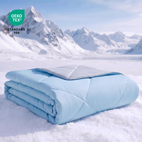 Couette rafraîchissante, couvertures rafraîchissantes pour les personnes ayant chaud la nuit, couette légère, double face, couverture respirante et douce pour le lit