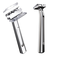 Spolo 20TS Super Twin Blade Rasoir de sécurité avec support pour hommes Cheveux lisses Rasoir pour femmes Soins personnels Glide Razor
