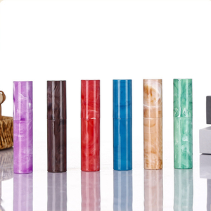 Daily Use Cosmetic Container 10ml Marble Pattern ABS Perfume Sub <b>Bottle</b> Rotating Portable Reusable Spray Vial - Product Image 1