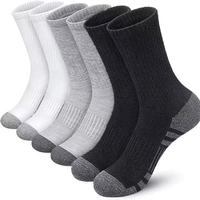 Chaussettes de travail pour hommes et jeunes, personnalisées en gros, avec semelle épaisse et coussinée, logo personnalisé sur le revers