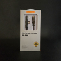 Soportes Giratorios Extensibles Integrados Ajustables e Invisibles para Teléfonos, Cables USB Tipo C a 8 Pines con PD de 27w para iOS
