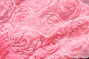 Vestito da neonata a buon mercato rosa senza maniche con taglio alla moda - Product Image 4