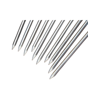 30cm 10 Uds brochetas Tige parrilla <span class=keywords><strong>Kebab</strong></span> Stick reutilizable Acero inoxidable barbacoa pincho palo barbacoa varilla con mango de madera - Product Image 4