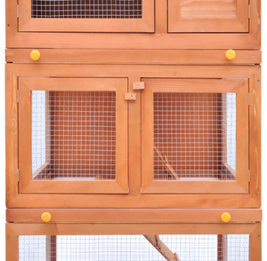 Cage à lapins en bois massif / Cage d'intérieur pour petits animaux - Product Image 4