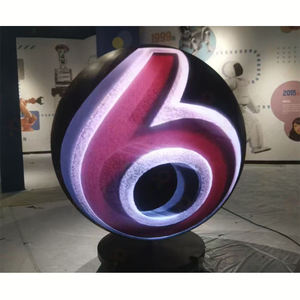 Pantalla LED esférica de alta calidad para interiores y exteriores P1.25/P1.53/P1.86/P2/P2.5/P3/P4/P5/P6/P8/P10, pantalla LED flexible para exteriores. - Product Image 2