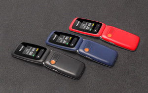 Uniwa V202T Tùy Chỉnh Nút Lớn Pin Lớn 3G & 4G Người Cao Niên Điện Thoại Di Động Với Máy Ảnh SOS Torch Tính năng Anh/Chúng Tôi Cắm Cho Người Cao Tuổi - Product Image 2