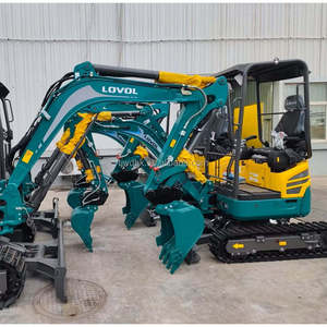 Best Price Mini 1.8 Ton Crawler Excavator FR18E2-u for Household Small Scale <b>Material</b> <b>Handling</b> Equipment - Product Image 1