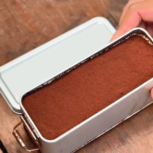 Scatola in Latta Vuota per Tiramisù 150x60x65mm, Grado Alimentare, in Latta Riciclabile, per Torte, Caramelle, Dessert, Frutta, Snack - Vendita all'Ingrosso - Product Image 6