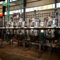 Zonnebloemolieproductielijn 500l zonnebloempittenolie pers- en raffinaderijlijn