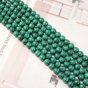 Vente <span class=keywords><strong>en</strong></span> gros de perles de bracelet <span class=keywords><strong>en</strong></span> malachite verte AAA naturelles pour la fabrication de bijoux <span class=keywords><strong>en</strong></span> chaîne <span class=keywords><strong>6</strong></span> <span class=keywords><strong>mm</strong></span> 8mm 10mm - Product Image 2