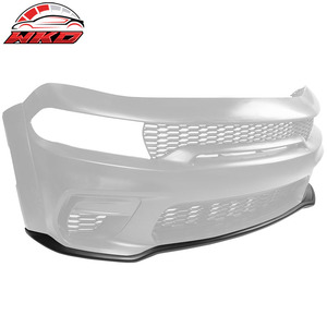 Pour Dodge Charger 2020-2023 Widebody, lèvre de pare-chocs avant de style OE, protection noire mate, kit carrosserie de haute qualité - Product Image 2