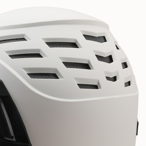 Casque de sécurité ABS personnalisé à fentes pour travaux en hauteur, suspension 8 points, avec visière, prix usine de gros - Product Image 6