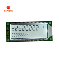 Module LCD, affichage segmenté à 17 chiffres, adressable I2C, rétroéclairage blanc positif HTN, compteur de puissance 3,3 V, SMS1718
