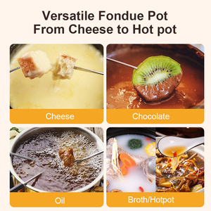 Bonne qualité pour la <span class=keywords><strong>viande</strong></span> chocolat fromage bouillon d'huile chaude <span class=keywords><strong>fondue</strong></span> hot pot 8 fourchettes à <span class=keywords><strong>fondue</strong></span> ensemble de <span class=keywords><strong>fondue</strong></span> portable compact - Product Image 5