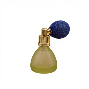 <b>10ML</b> Round Glass Perfume <b>Bottle</b> With Gold Spray Pump And Pearl Airbag <b>10ml</b> Engraved Flower Design - Product Image 6