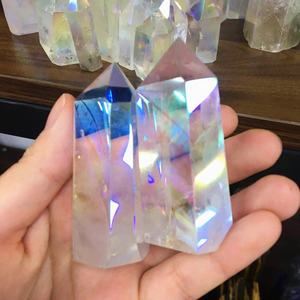 Toptan doğal kristal noktaları melek <span class=keywords><strong>Aura</strong></span> temizle kuvars noktaları kristalleri şifa taşları Fengshui dekorasyon için - Product Image 2