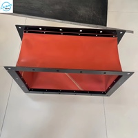 Connecteur de conduit flexible en silicone ignifuge, connexion souple carrée et ronde pour CVC