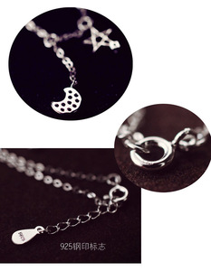 <span class=keywords><strong>Tobilleras</strong></span> de <span class=keywords><strong>Plata</strong></span> 925 para Mujer, Elegante Tobillera con Colgante de Cristal CZ, Pulsera Sexy para el Pie, Joyería, el Mejor Regalo, <span class=keywords><strong>Tobilleras</strong></span> de Estrella - Product Image 5