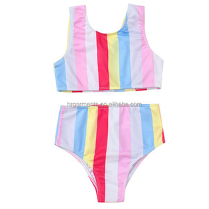 Western <strong>Cow</strong> Tag <strong>Print</strong> Summer Girls Swimsuit Ruffled Kids Swimwear for 0-16 Years Old Beach <strong>Bikini</strong> Swim Wear - Product Image 5
