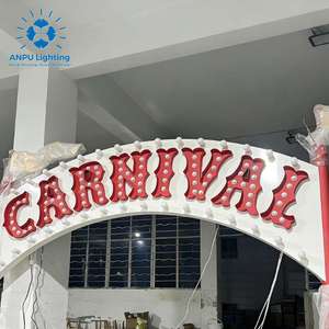 <span class=keywords><strong>ป้าย</strong></span>โค้งประดับไฟสำหรับงานรื่นเริงเกรดเชิงพาณิชย์ของ Anpu สำหรับตกแต่งสวนสนุก - Product Image 2