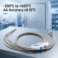 Sensor de Temperatura Sanitario PROG-SR101-2 PT100 PT1000 Clase AA B para Espacios de Instalación Compactos