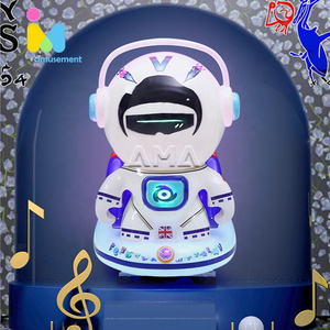 Münzbetriebene Fiberglas-Kiddie-Ride-Schaukelmaschine mit Münzakzeptor für Kinder ab 6 Jahren – Spaß für den Innenbereich - Product Image 4