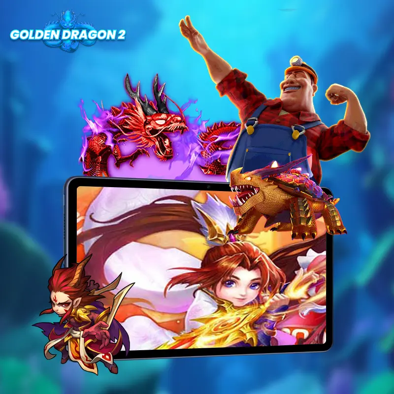 Golden Dragon perangkat lunak Game Online, perangkat lunak 26 in 1 aplikasi meja permainan Ikan kemampuan Game Android ikan Online