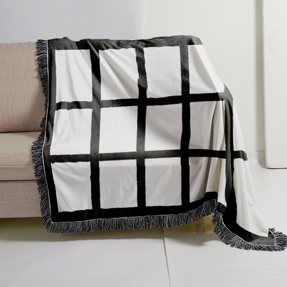 18 Grids with black lace