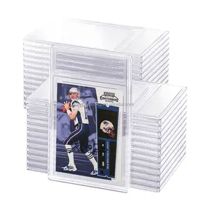 Vide En Plastique Transparent Acrylique Graded Card Dalle Trading Card Sports Baseball Grading Card Display Holder Slab Protector Cases